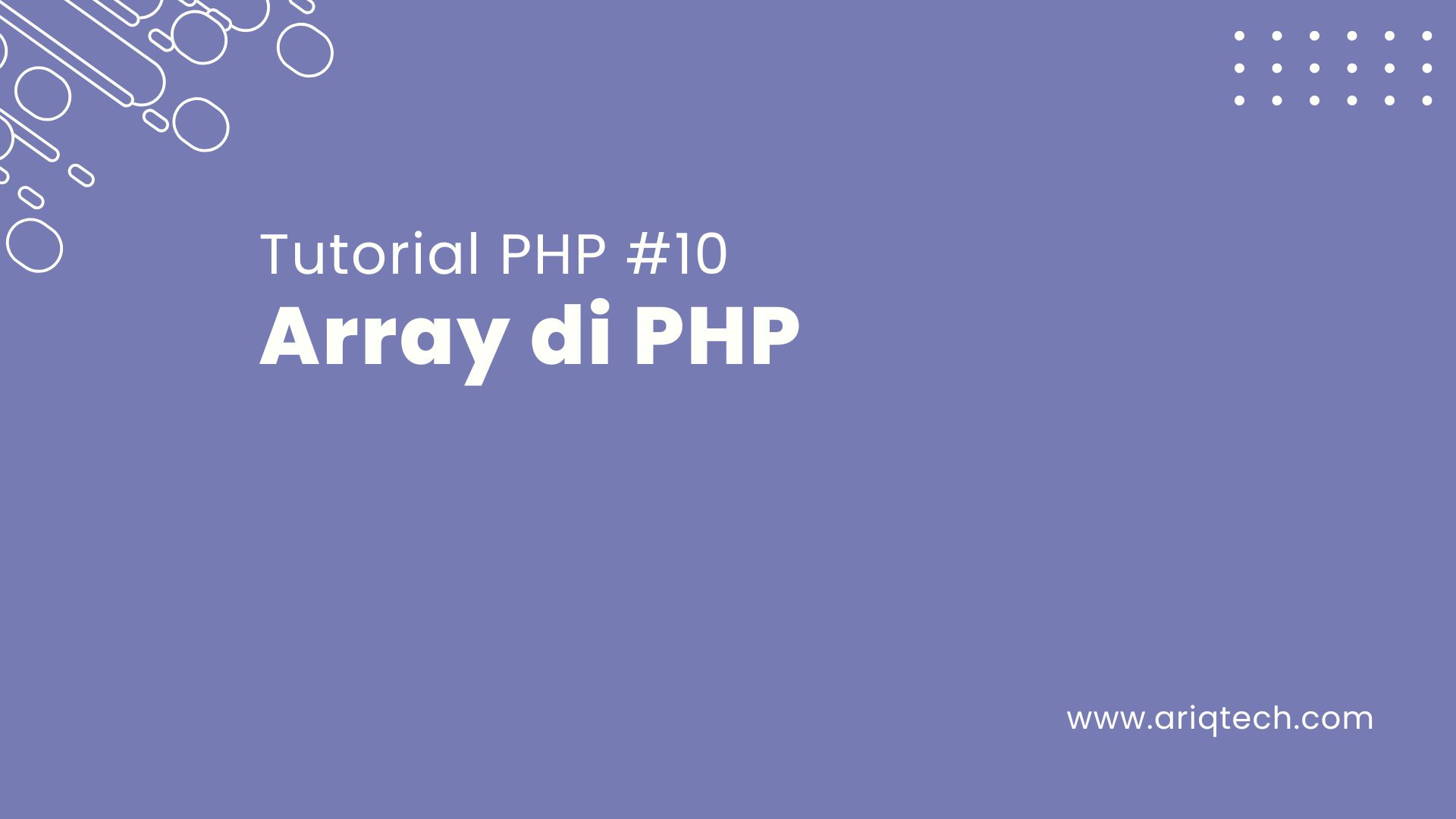 Tutorial PHP #10: Array di PHP